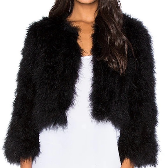 BCBGMaxAzria Black Teddy Jacket - Picture 1 of 11
